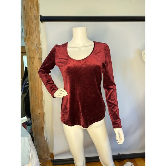 NWT - THEORY Stretch Velvet Long Sleeve Top - Picture 10 of 10